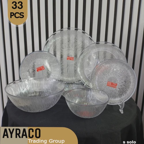 سرویس 33 پارچه طرح پیکسل نوری تازه لب ساده