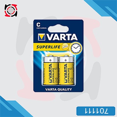 باطری متوسط VARTA سوپر لایف 2 عددی