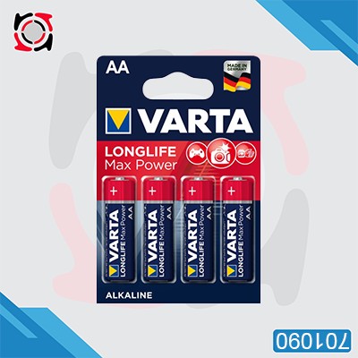 باطری قلمی VARTA آلکالین لانگ لایف مکس پاور 4 عددی