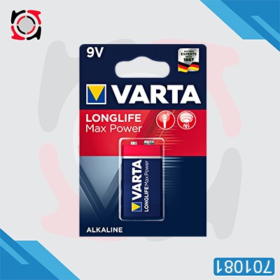 باطری کتابی VARTA آلکالین لانگ لایف مکس پاور 1 عددی