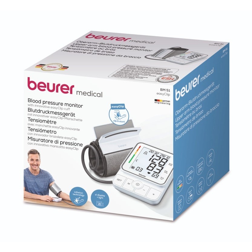 فشارسنج بازویی BM51 با کاف ابتکاری کلیپسی
