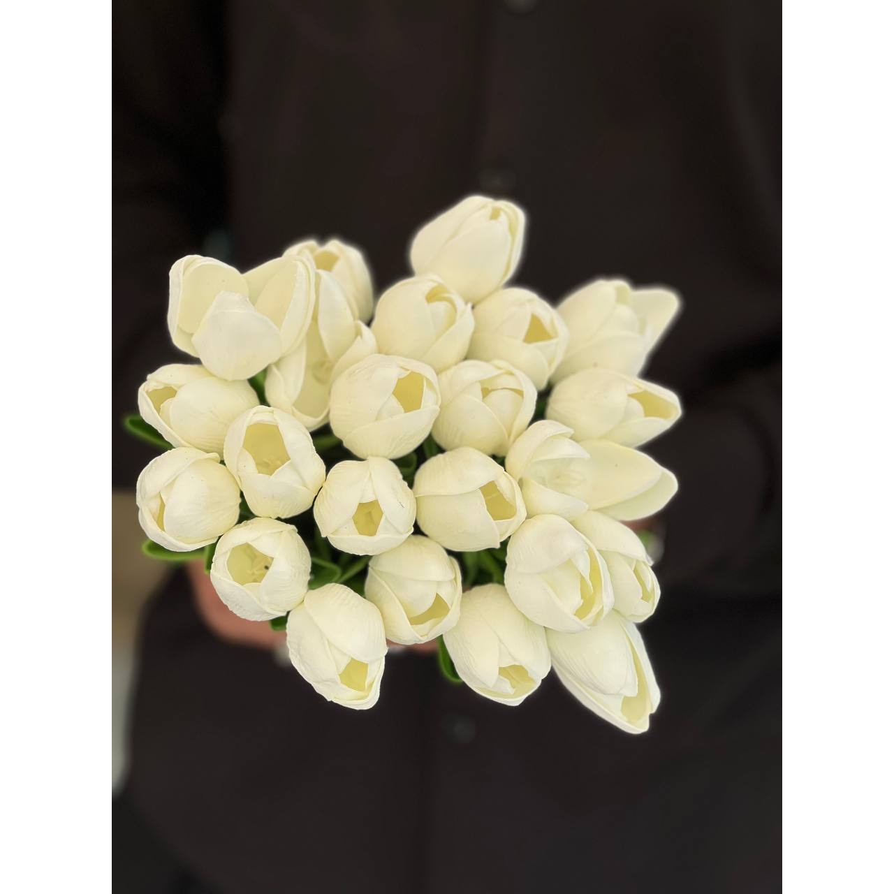 گل مصنوعی مدل لاله لمسی وارداتی کیفیت درجه1 (1عددی)