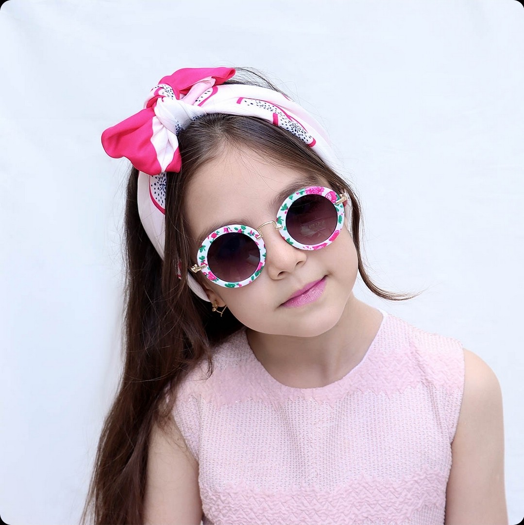 عینک بچگانه مزونی صفحه گرد UV400