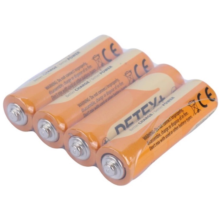 باطری قلمی کربنی دتکس پلاس DETEX مدل AA R6P 1.5V بسته 4 عددی