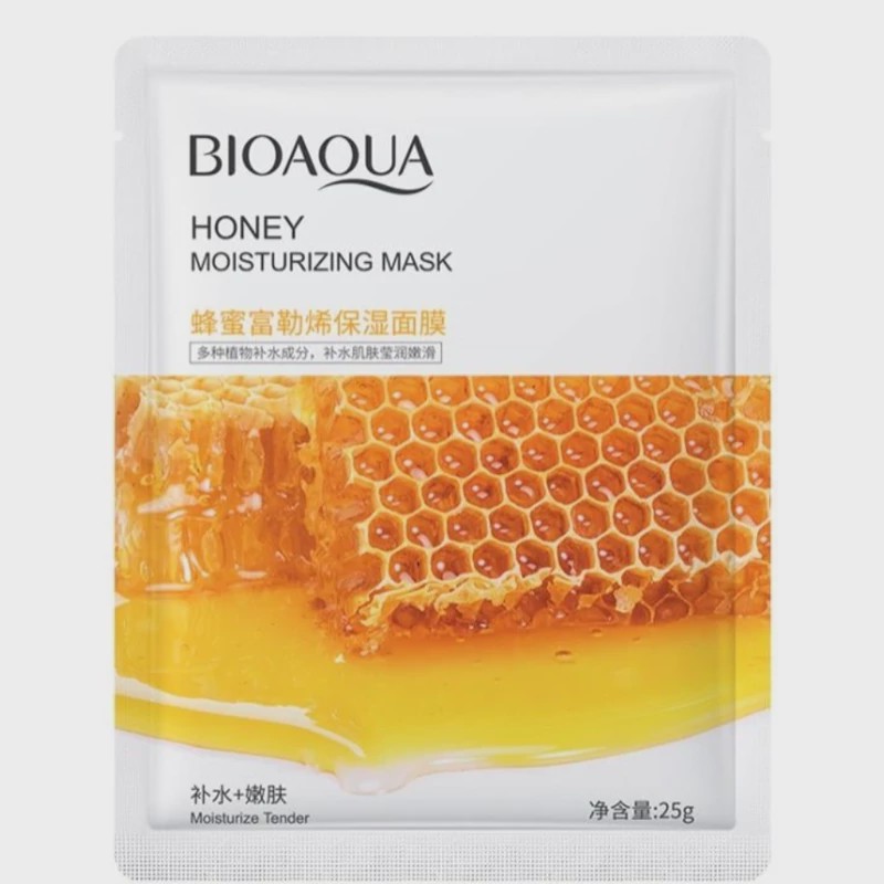 ماسک ورقه ای صورت بیوآکوا Bioaqua حاوی عصاره عسل