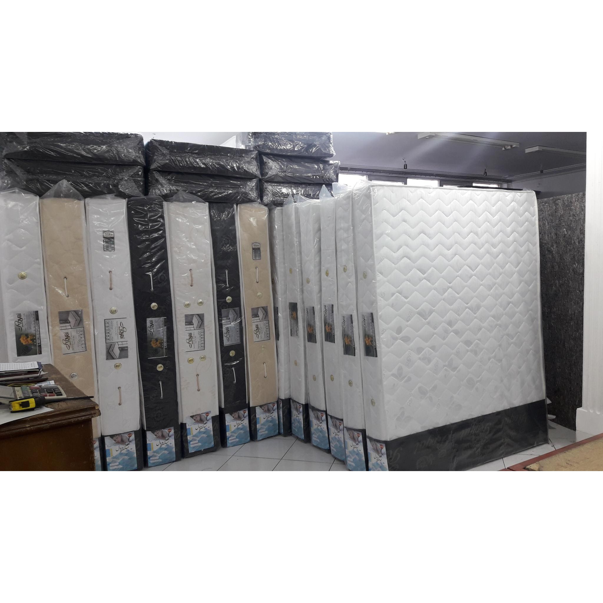 تشک طبی فنری رویال5سال ضمانت قطر25 با تخفیف ویژه