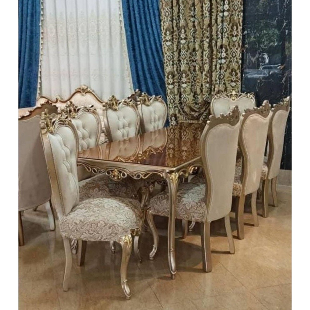 نهارخوری 8 نفره مدل افسون رنگبندی به سلیقه مشتری