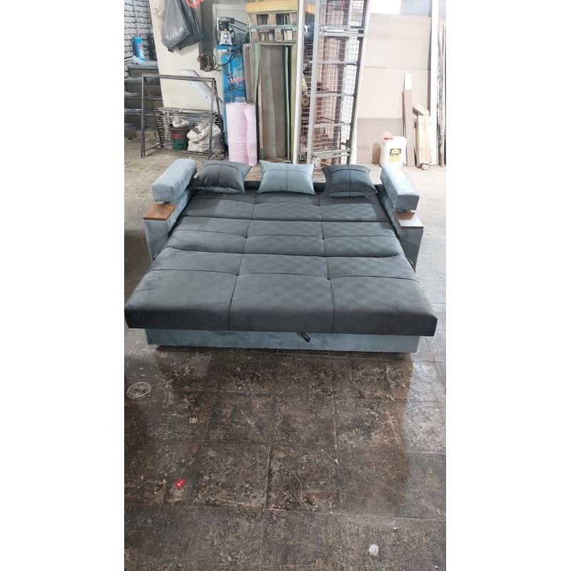 مبل تخت خواب شو تمام طبی کشو دار2 نفره کد 5693 با تخفیف ویژه