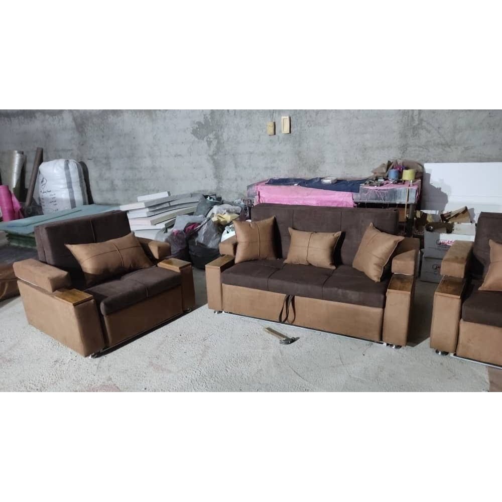 مبل تخت خواب شو تمام طبی کشو دار دو نفره سایز 140در 195 با تخفیف ویژه