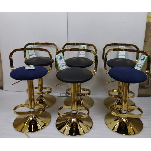 صندلی اپن جکدار پایه فلزی رنگ طلائی مدل آرین با تخفیف ویژه