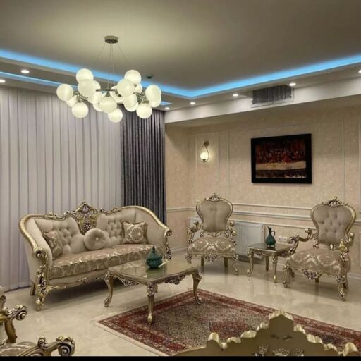 مبل کلاسیک مدل اسکارلت 9 نفره