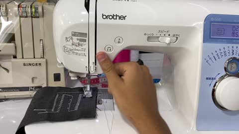 چرخ خیاطی brother 16 مدل دوخت B500 دوخت بسیار نرم و زیبا
