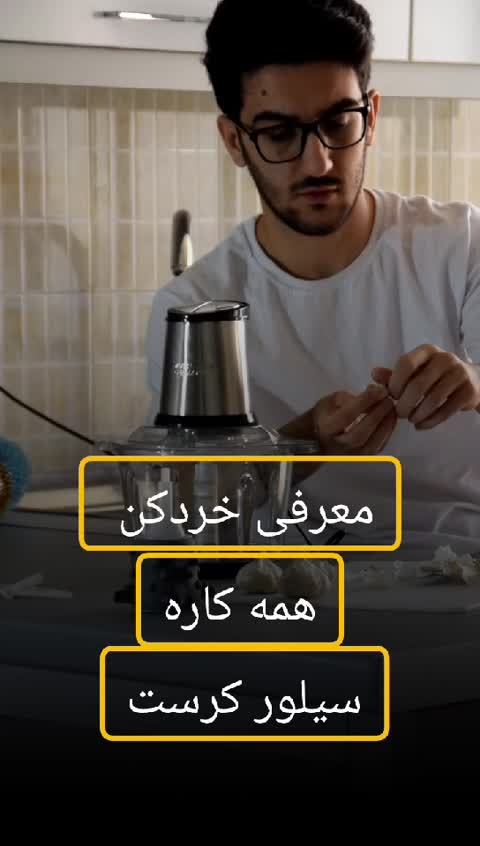 خردکن برقی سیلور کرست اصلی ظرفیت 3.8 لیتری