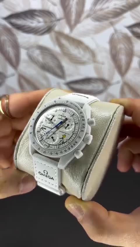 ساعت امگا سواچ اسنوپی سفید لیمیتد OMEGA SWATCH SNOOPY