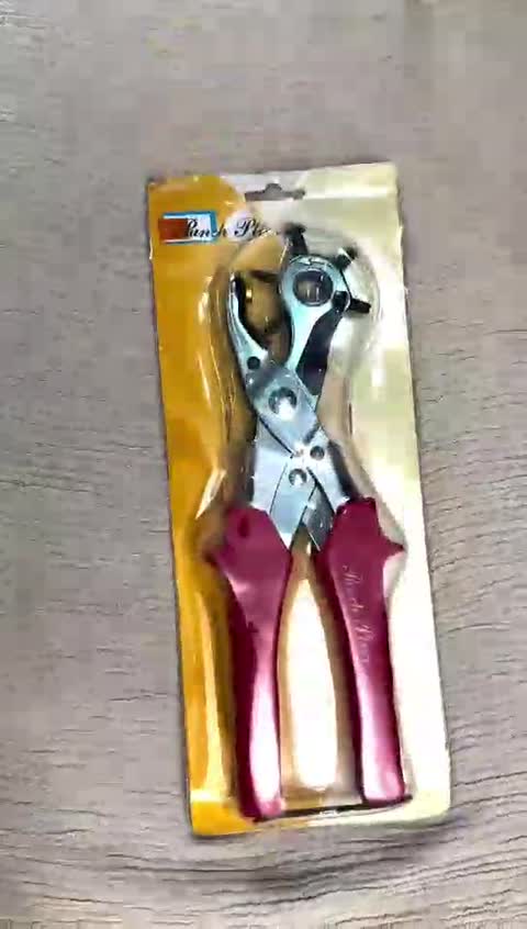 انبر پانچ چرم و پارچه و کمربند