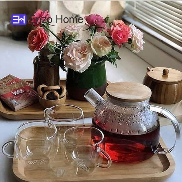 قوری پیرکس دربامبو1000میل وارداتی