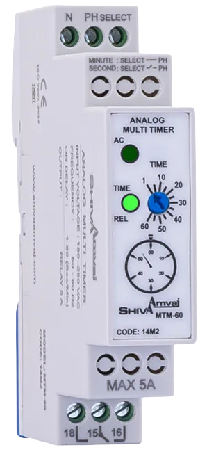 مولتی تایمر آنالوگ سری M شیوا امواج مدل MTM-60