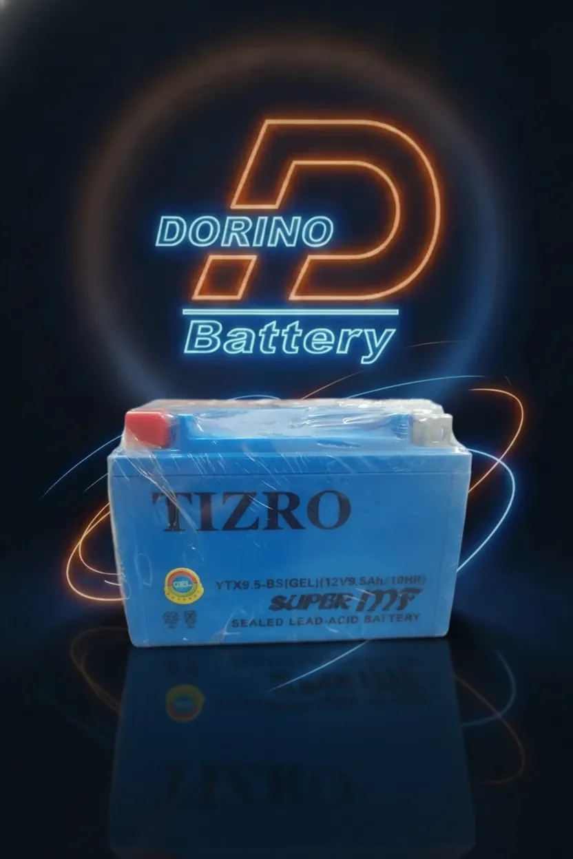 باتری موتور سیکلت تیزرو 9 پهن (کوتاه)