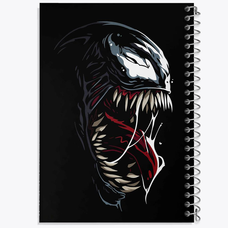 دفتر نقاشی 50 برگ خندالو مدل ونوم Venom کد 27318
