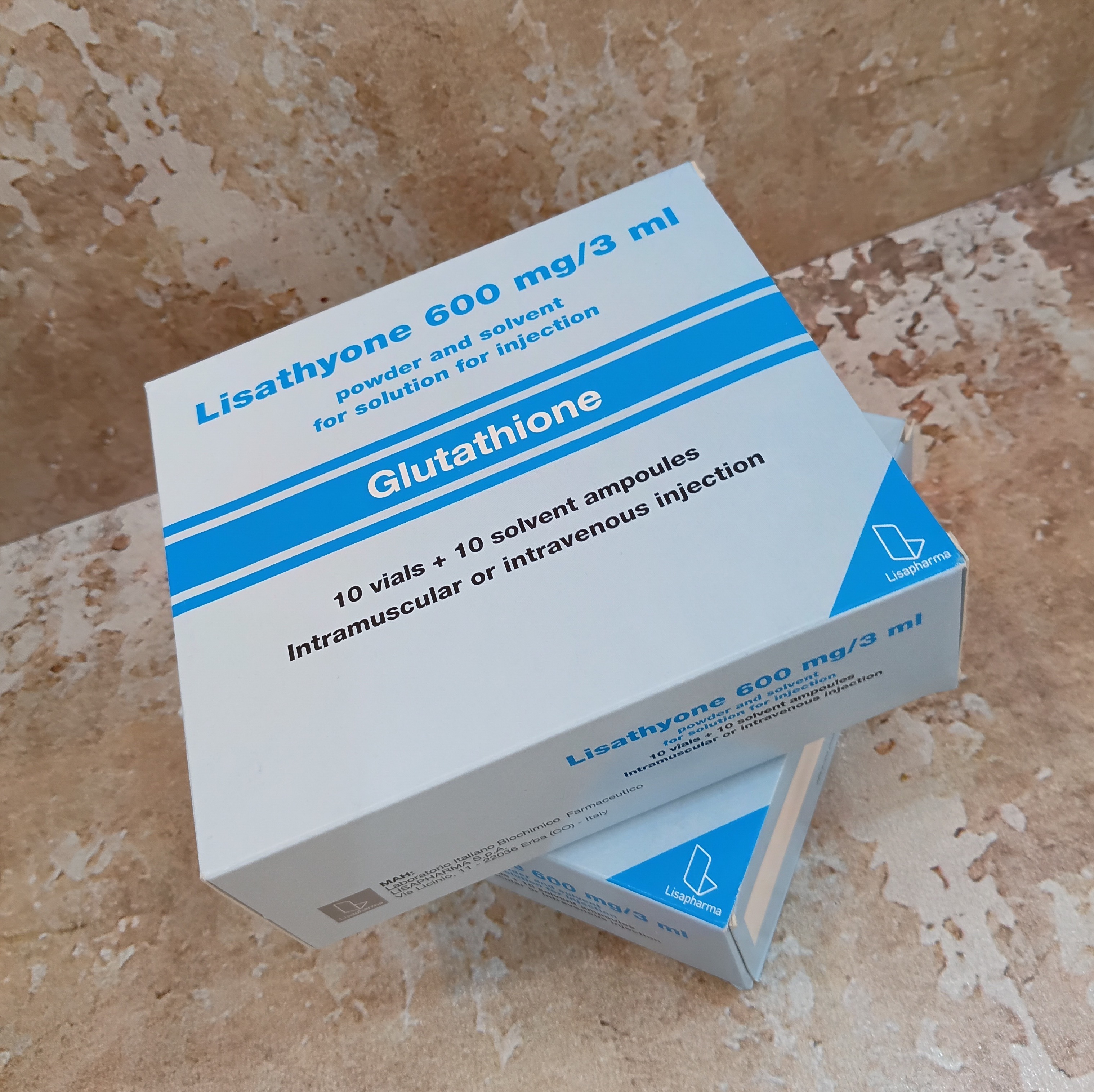 گلوتاتیون لیزافارما ایتالیا لیزاتیون سفید کننده روشن کننده ضد لک جوانساز گرید درمانی