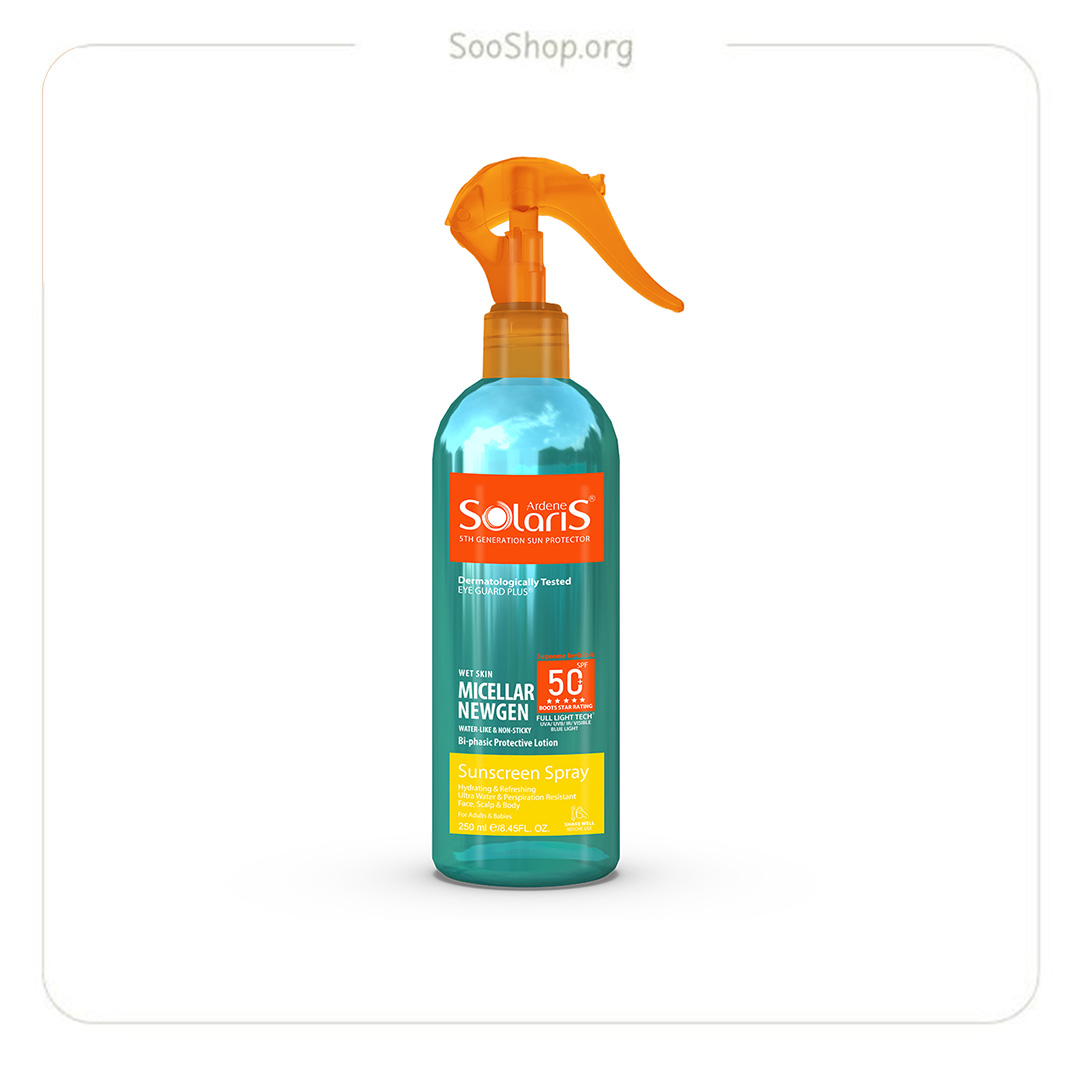 اسپری دو فاز ضد آفتاب نیوژن +spf50 آردن سولاریس