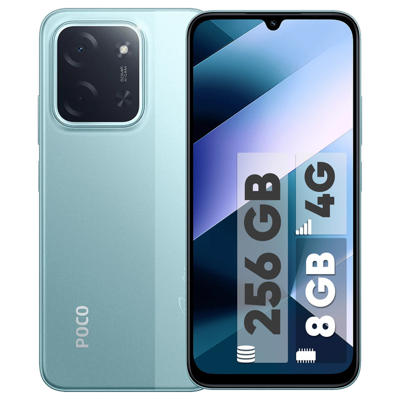 گوشی موبایل شیائومی مدل Poco C85 4G دو سیم کارت ظرفیت 256 گیگابایت و رم 8 گیگابایت اقساطی