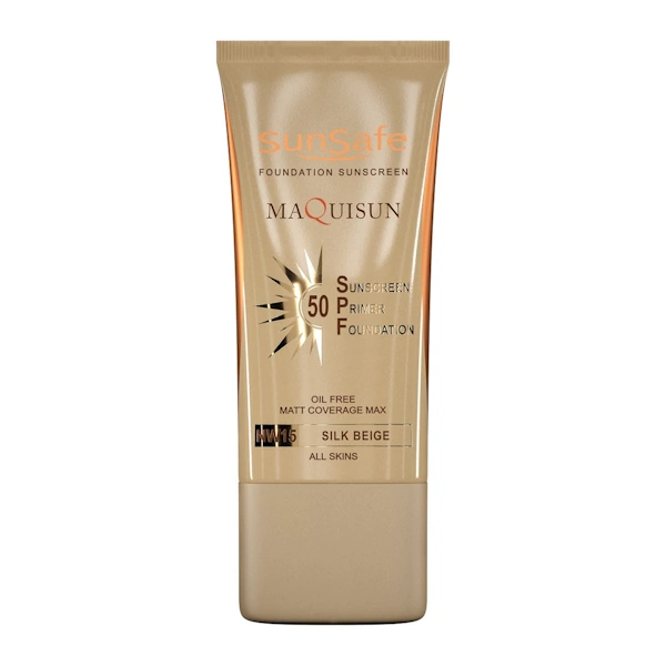 ضد آفتاب بژ ابریشمی سان سیف سری مکی سان SPF50