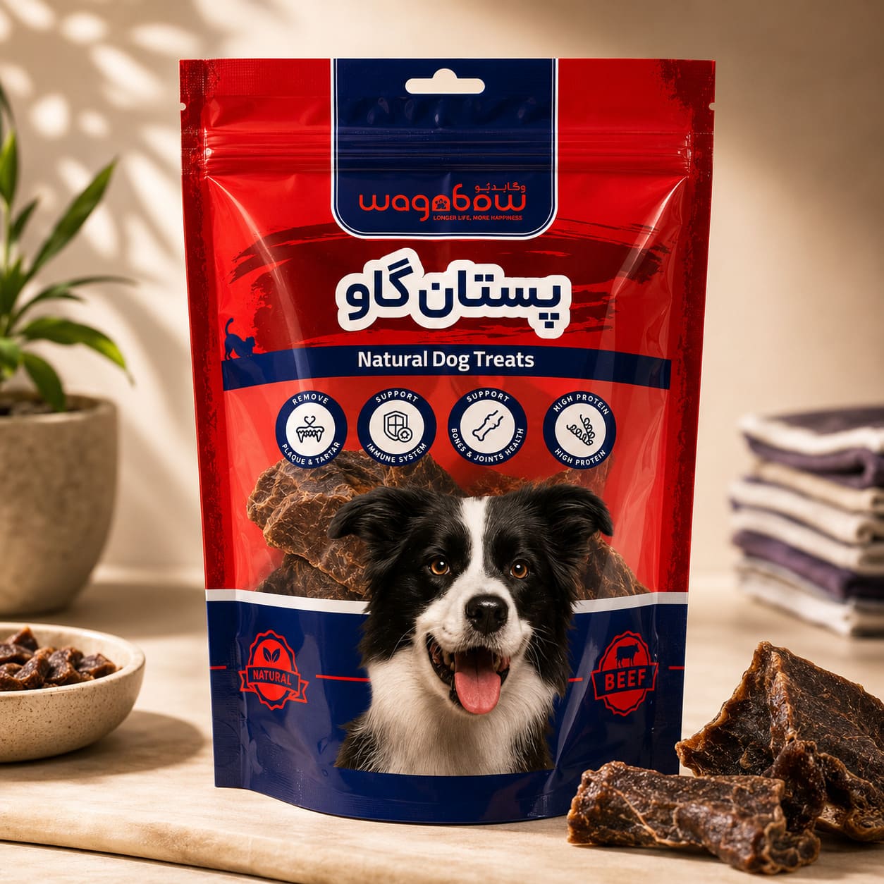 تشویقی طبیعی پستان گاو سگ (exp:2027/06)wagnbow 100g