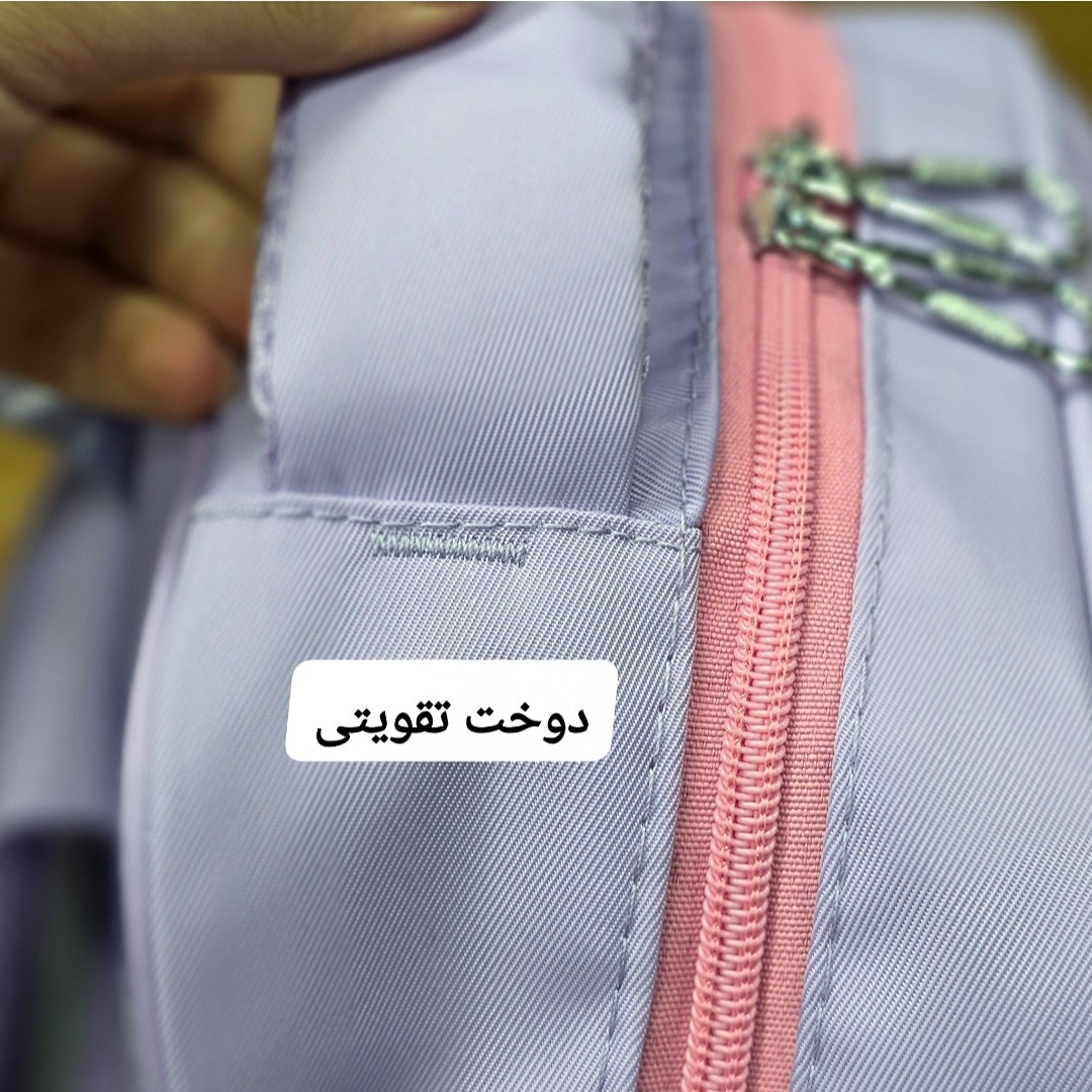 نمای 8 خرید کوله پشتی ابتدایی دخترانه کد 4438