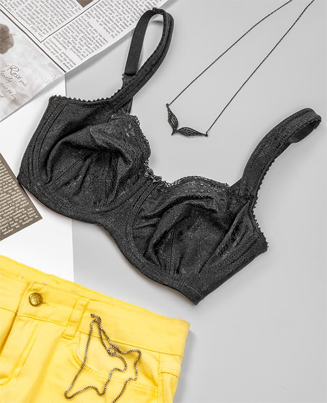 سوتین مینی مایزر دانتل فنردار ینینچی 1420 مشکی