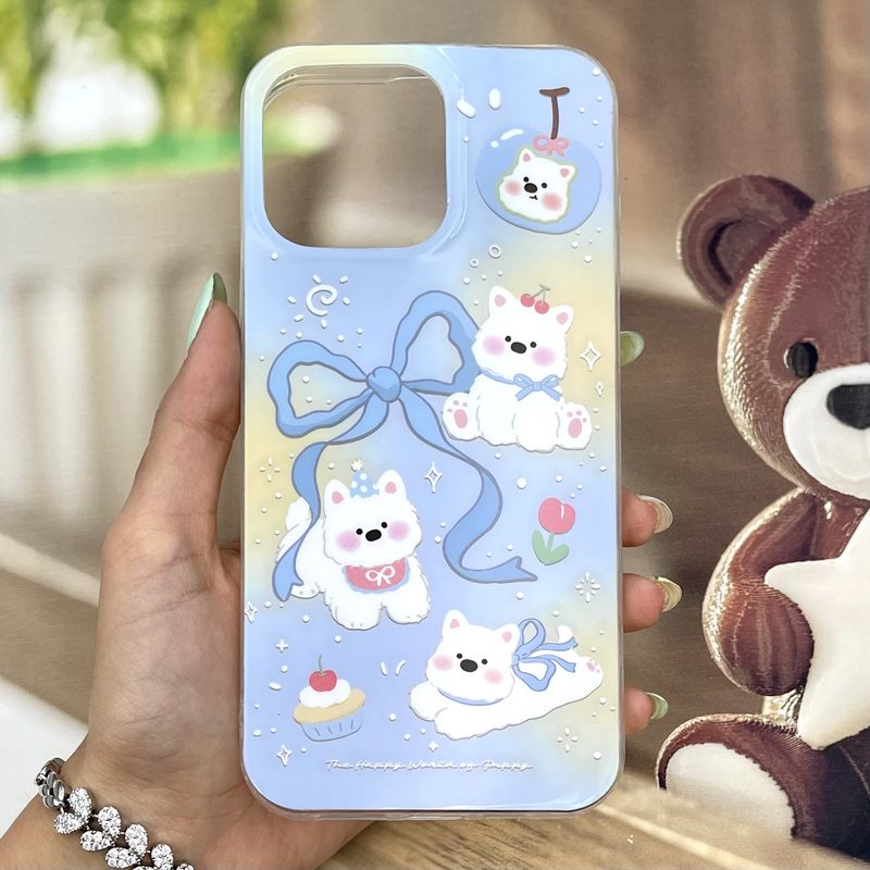قاب گوشی iPhone 15 Pro Max آیفون Cute Minimal مینیمال کیوت iMD ضد ضربه طرح سگ کد 426368