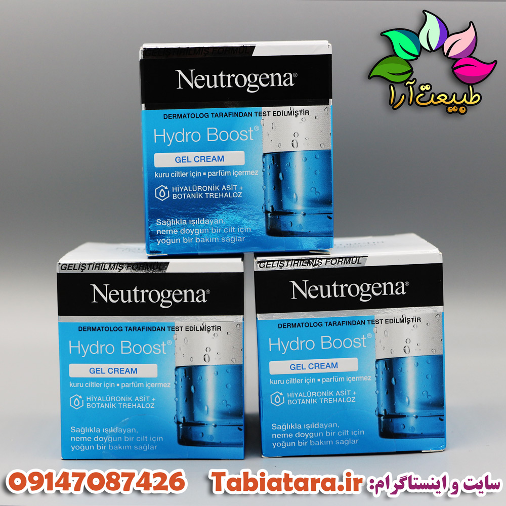 ژل کرم آبرسان نوتروژینا برای پوستهای خیلی خشک