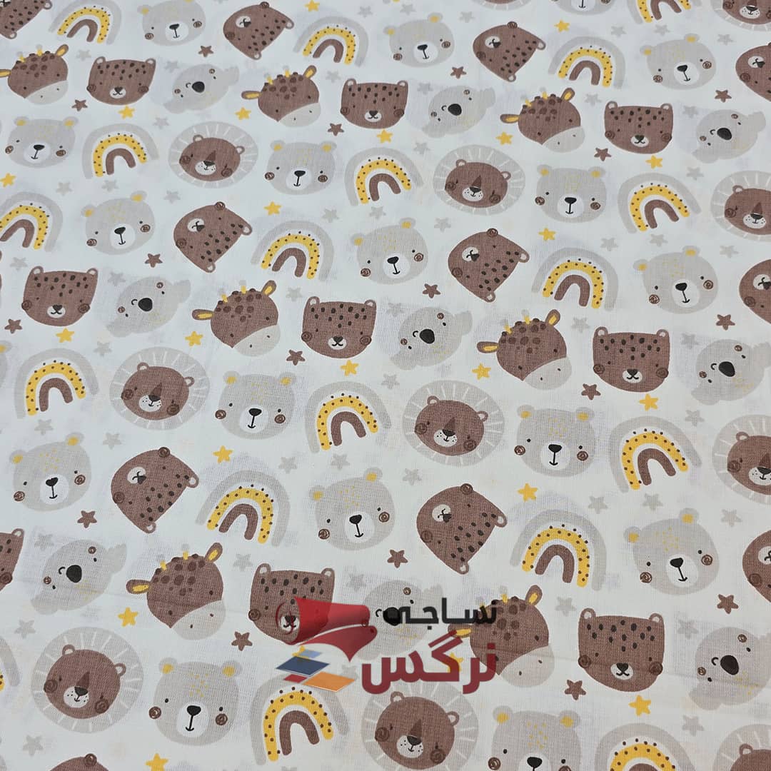 ملحفه نخ پنبه عرض 2 متر کد 624