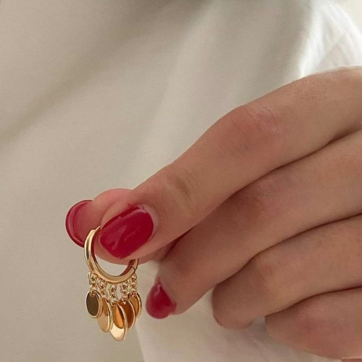 گوشواره پولکی ژوپینگ