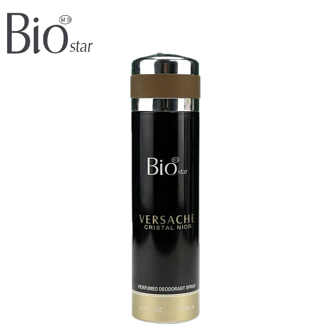 اسپری بدن زنانه بیو استار رایحه VERSACHE CRISTAL NIOR حجم 200 میل – Bio Star