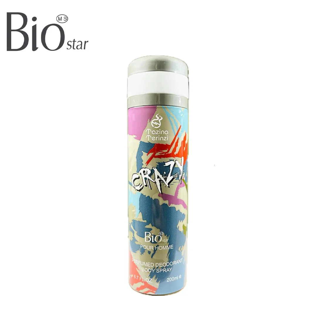 اسپری بدن بیو استار رایحه CARAZY حجم 200 میل - Bio Star