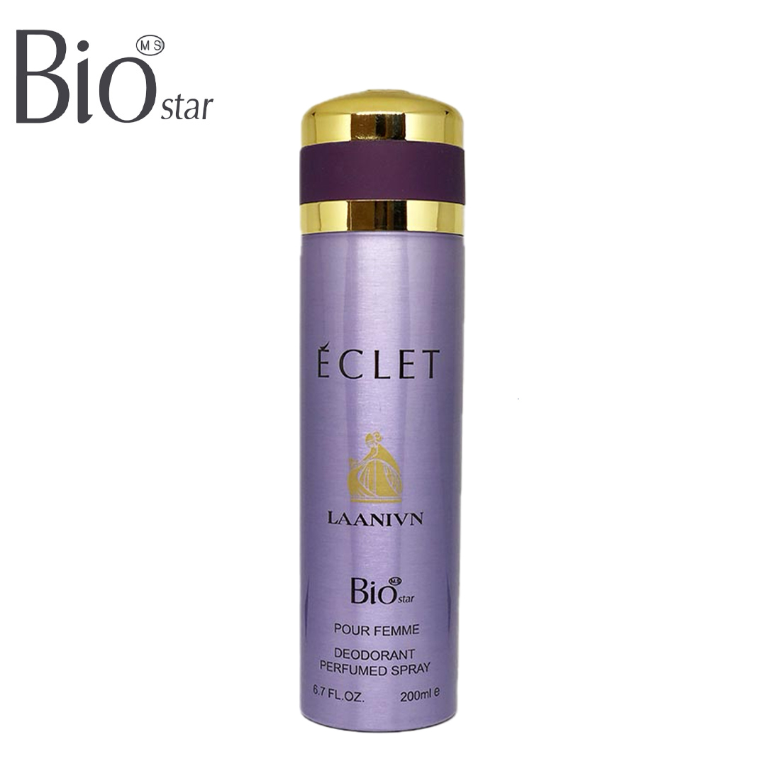 اسپری بدن زنانه بیو استار رایحه ECLET حجم 200 میل – Bio Star