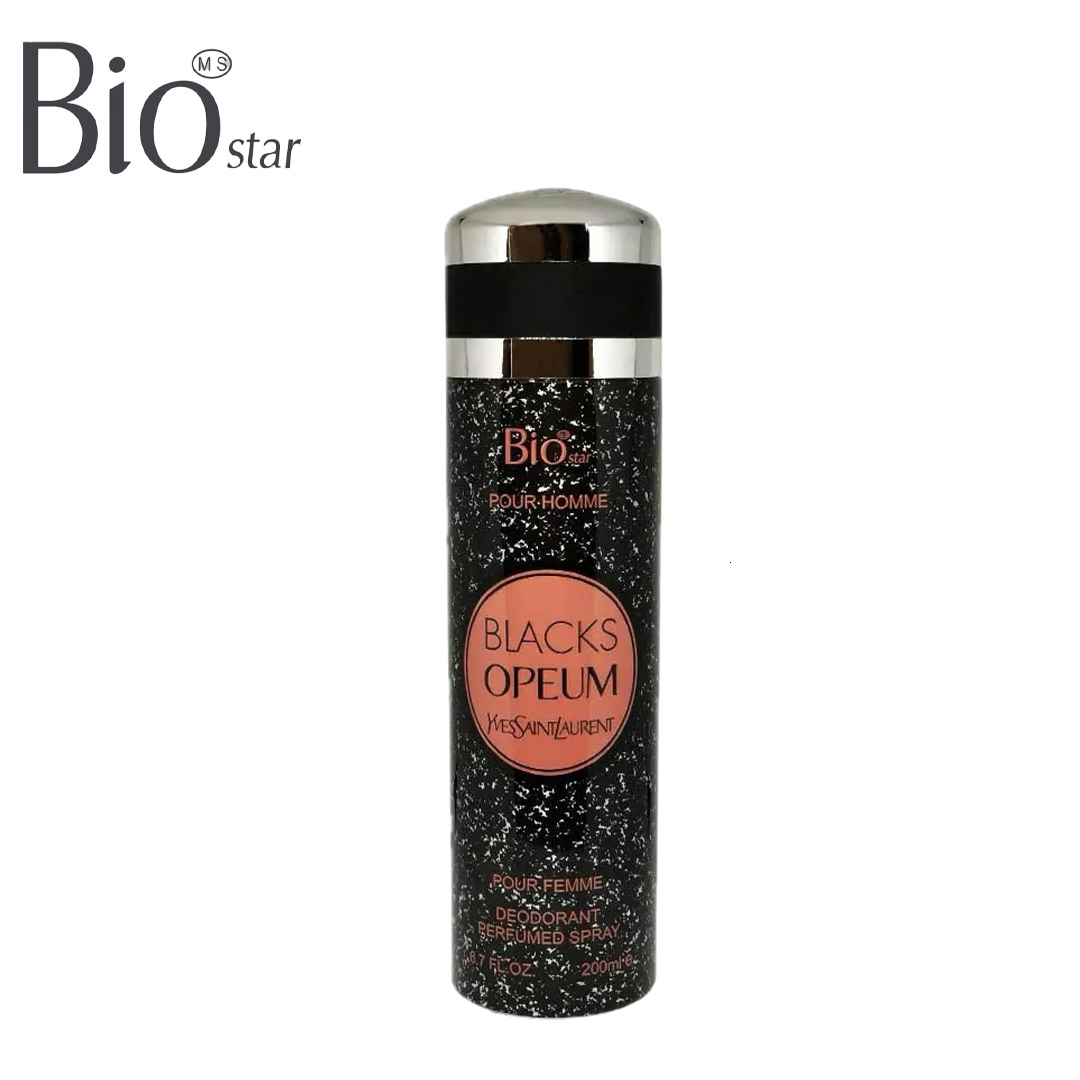 اسپری بدن زنانه بیو استار رایحه BLACKS OPEUM حجم 200 میل – Bio Star