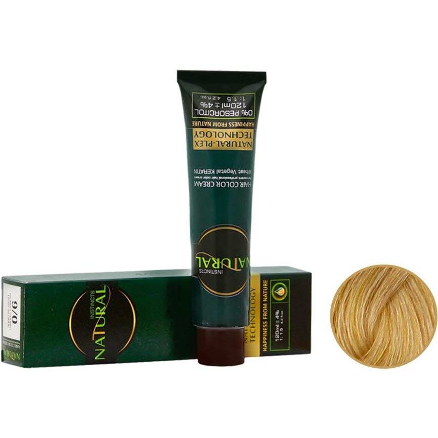 رنگ مو نچرال Natural شماره 9.8 رنگ بلوند زیتونی روشن حجم 120 میل