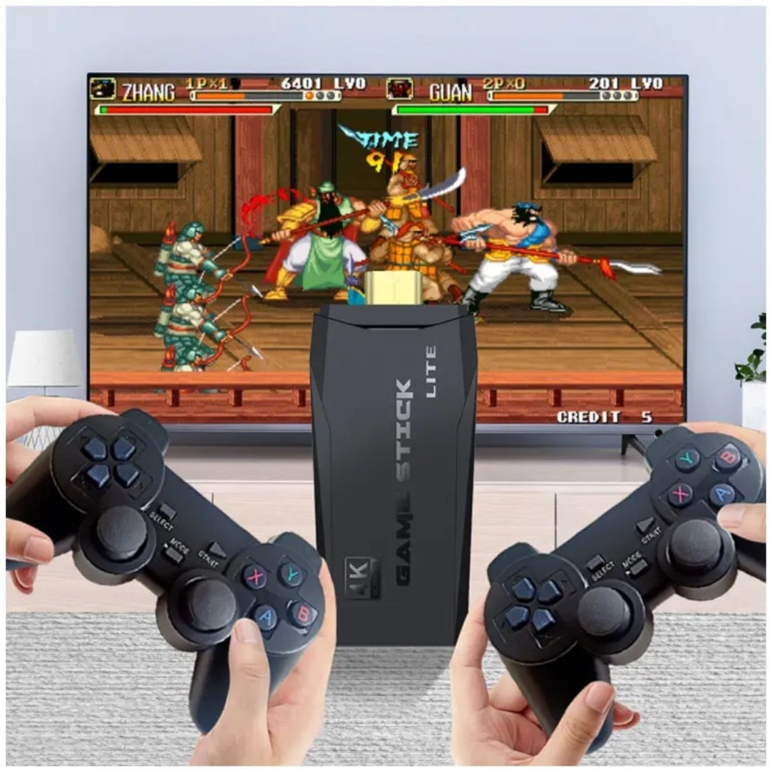 کنسول بازی مدل Game stick 4K LITE کنسول گیم استیک لایت طرح ps5