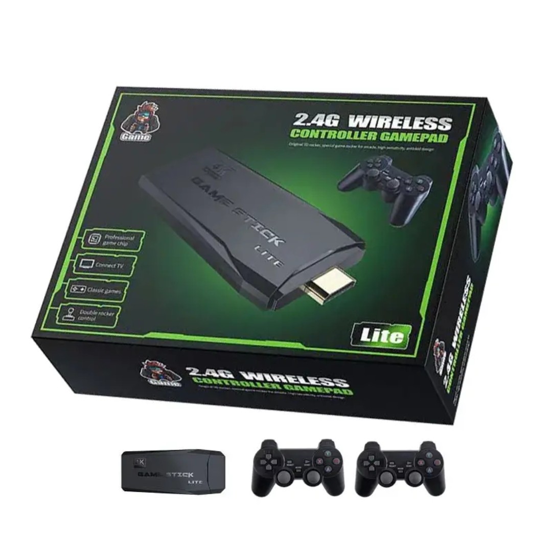 کنسول بازی مدل Game stick 4K LITE کنسول گیم استیک لایت طرح ps5