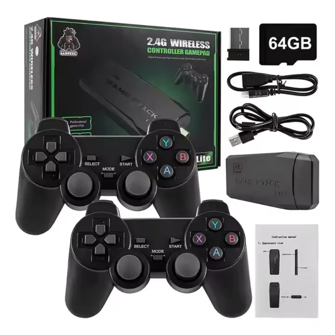 کنسول بازی مدل Game stick 4K LITE کنسول گیم استیک لایت طرح ps5