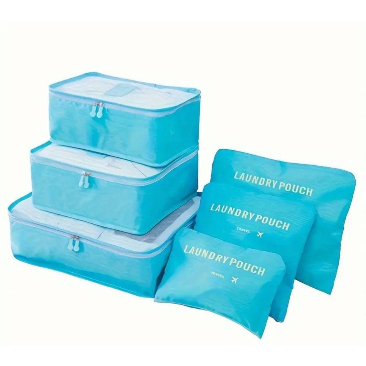 پک نظم دهنده چمدان برند LAUNDRY POUCH Travel اصلی مدل 6 عددی کد 002