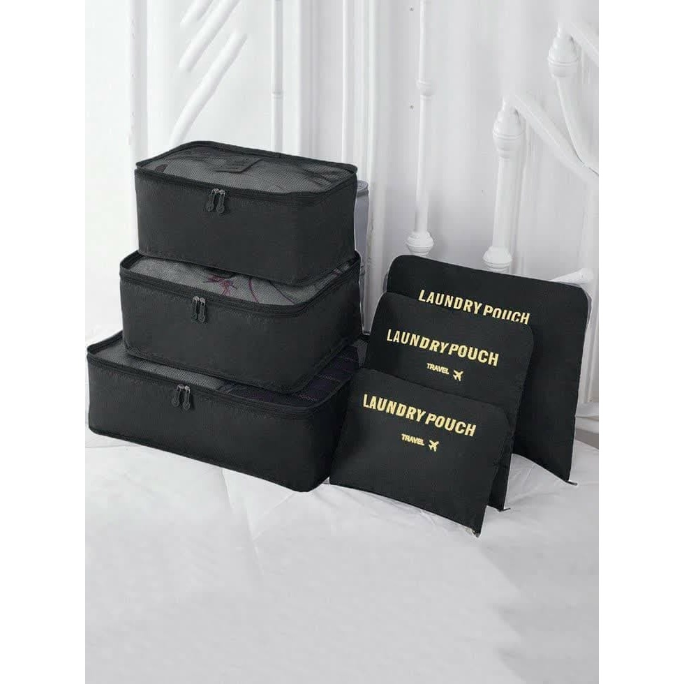 پک نظم دهنده چمدان برند LAUNDRY POUCH Travel اصلی مدل 6 عددی کد 002