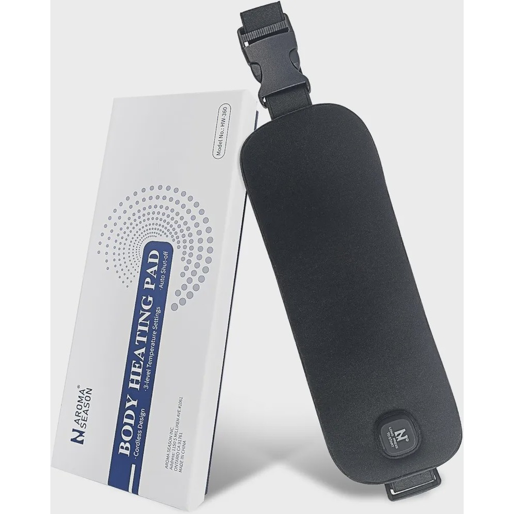 کمربند گرمایشی قاعدگی شارژی بی سیم مدل Heating Pad با 3 سطح گرمایش