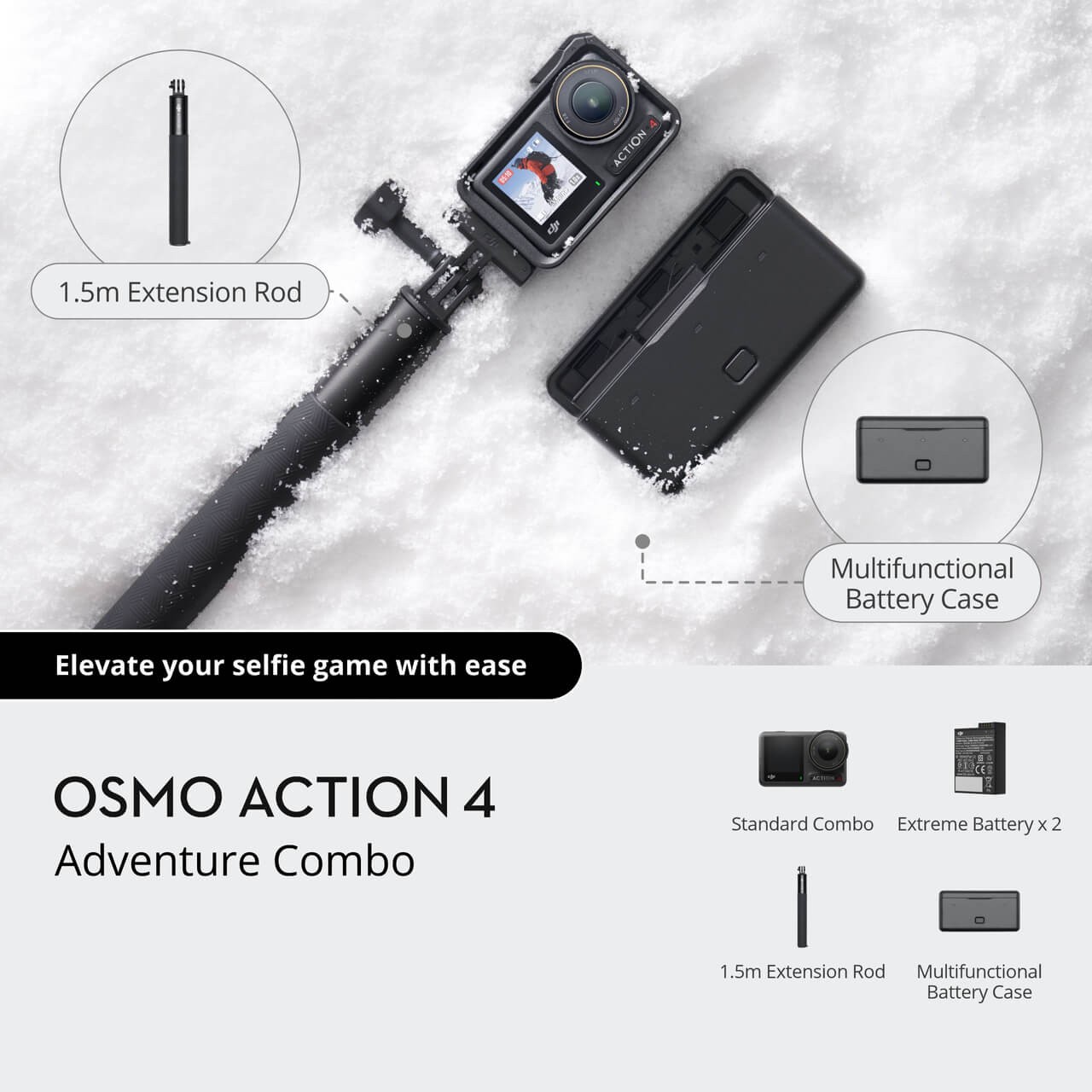 دوربین اکشن DJI Osmo Action 4 Adventure Combo