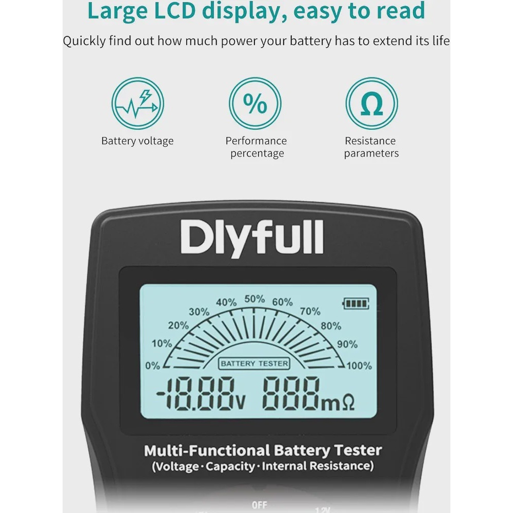 تستر باتری DLYFULL B3