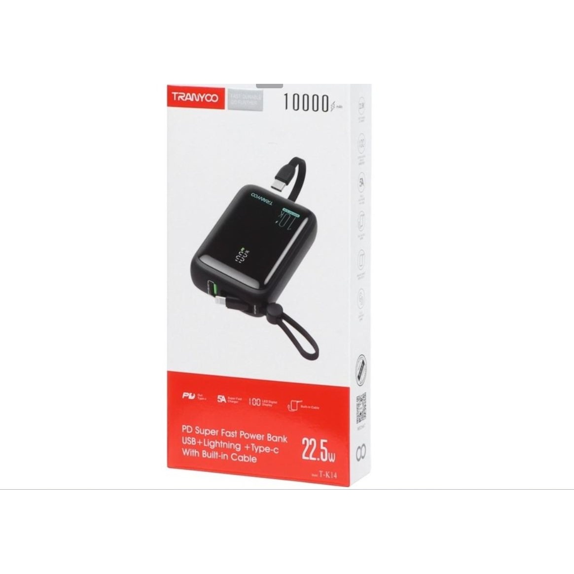 پاوربانک 10000 Tranyoo مدل T-K14