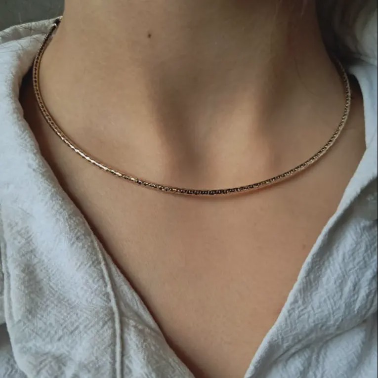 گردنبند طلایی مینیمال ژوپینگ کد 1139