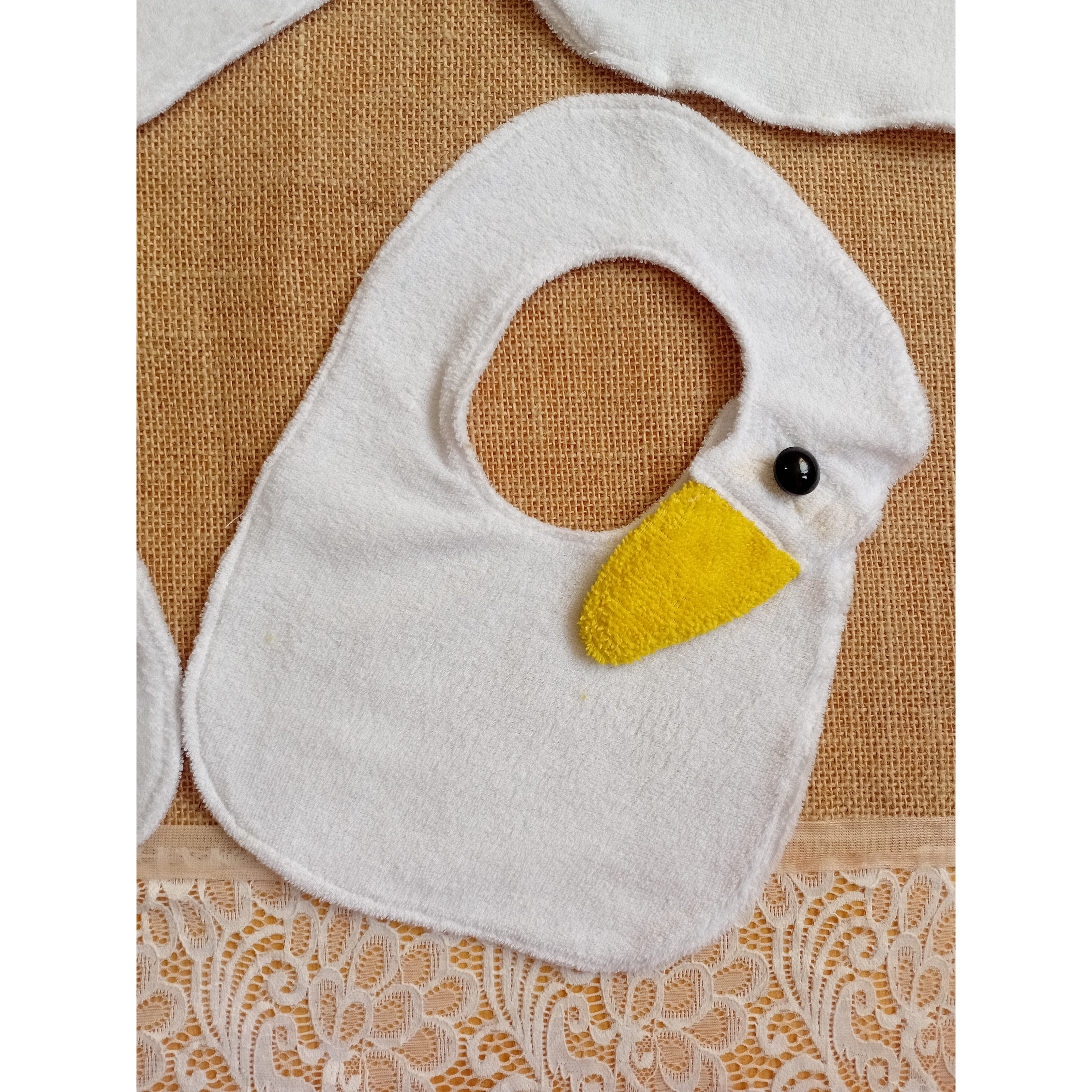 پیشبند اردکی نوک طلا حوله ای